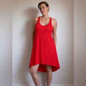 J. Crew Hi Low Swingy Tank Dress Medium Minimalist Racerback